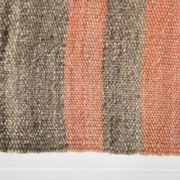 Tapis kilim turc saumon et marron 4x5, 134x164 cm