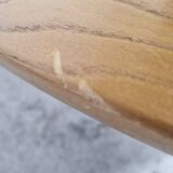 Elm dining table by Luigi Gorgoni from the 80s