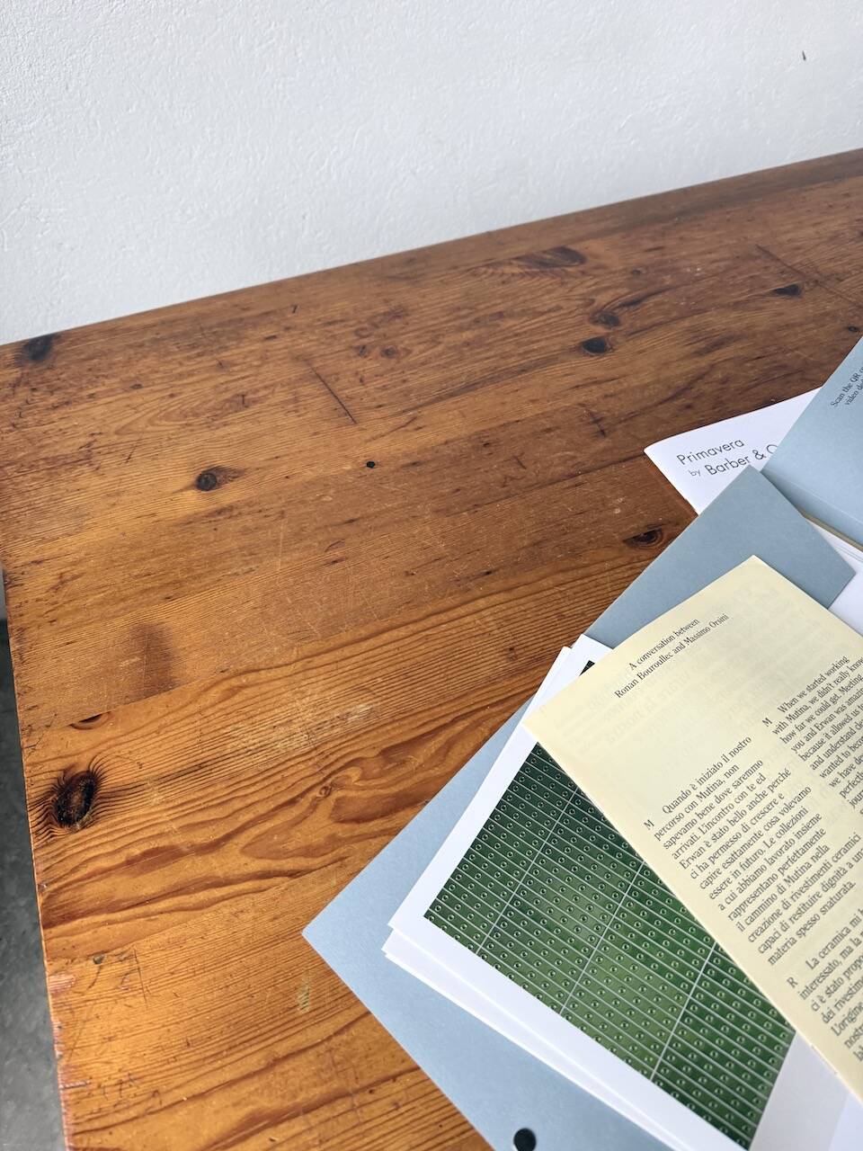 Mountain furniture table made of solid pine