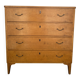Commode suédoise vintage en bouleau années 50