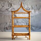 Bamboo pagoda shelf, 1960s