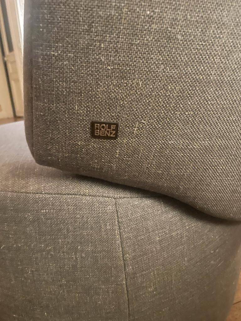 Two armchairs signed Rolf Benz