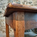 Antique French farmhouse dining table – Walnut work table, late 19th century