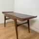 Table basse danoise en teck, 1960-70