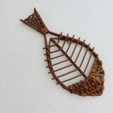Wall rattan fish