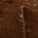 3x10 neutal brown felt vintage runner rug,85x307cm