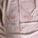 Embroidered tablecloth and 3 towels