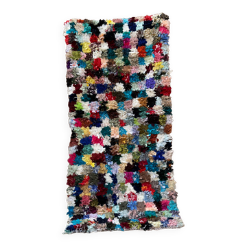 Tapis Boucherouite - 94 x 205 cm