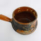 Old toupine, glazed terracotta pottery, haute Pyrenees