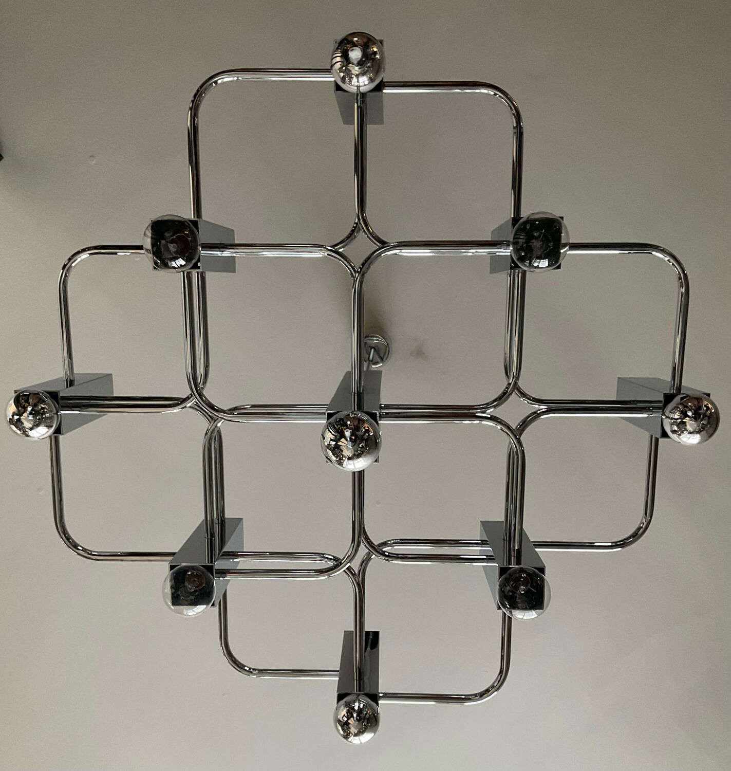 Sciolari chandelier distributed by Boulanger from the 70s
