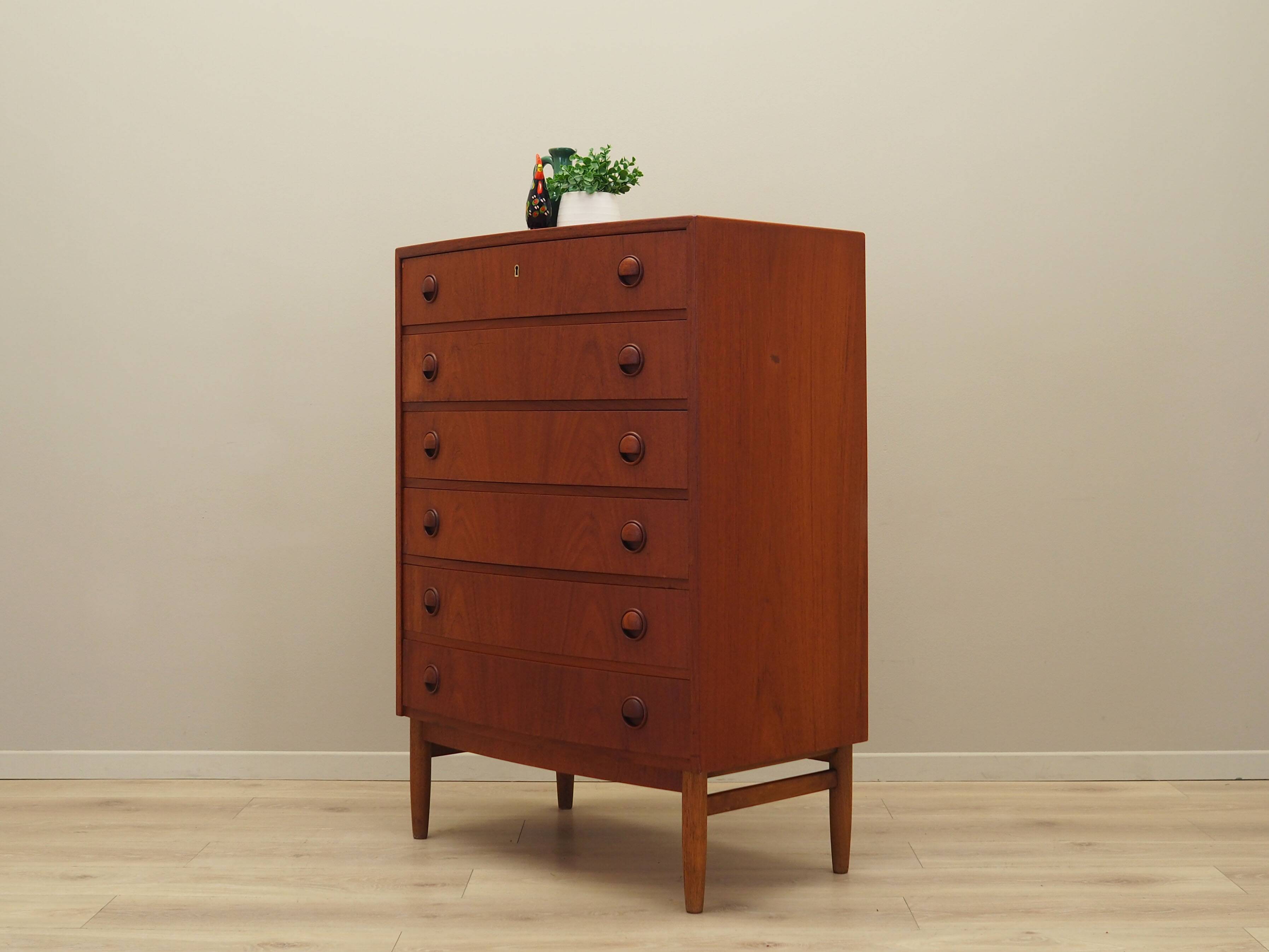 Teak chest of drawers, Danish design, 1960s, designer: Kai Kristiansen