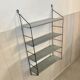 Vintage metal wall shelf/shelf/coatrack