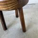 Three-legged shepherd stool oak