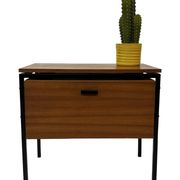Vintage Small Audio Furniture TV Cabinet Cupboard 1960s Teak Veneer