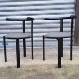 Pair of modernist chairs 1980