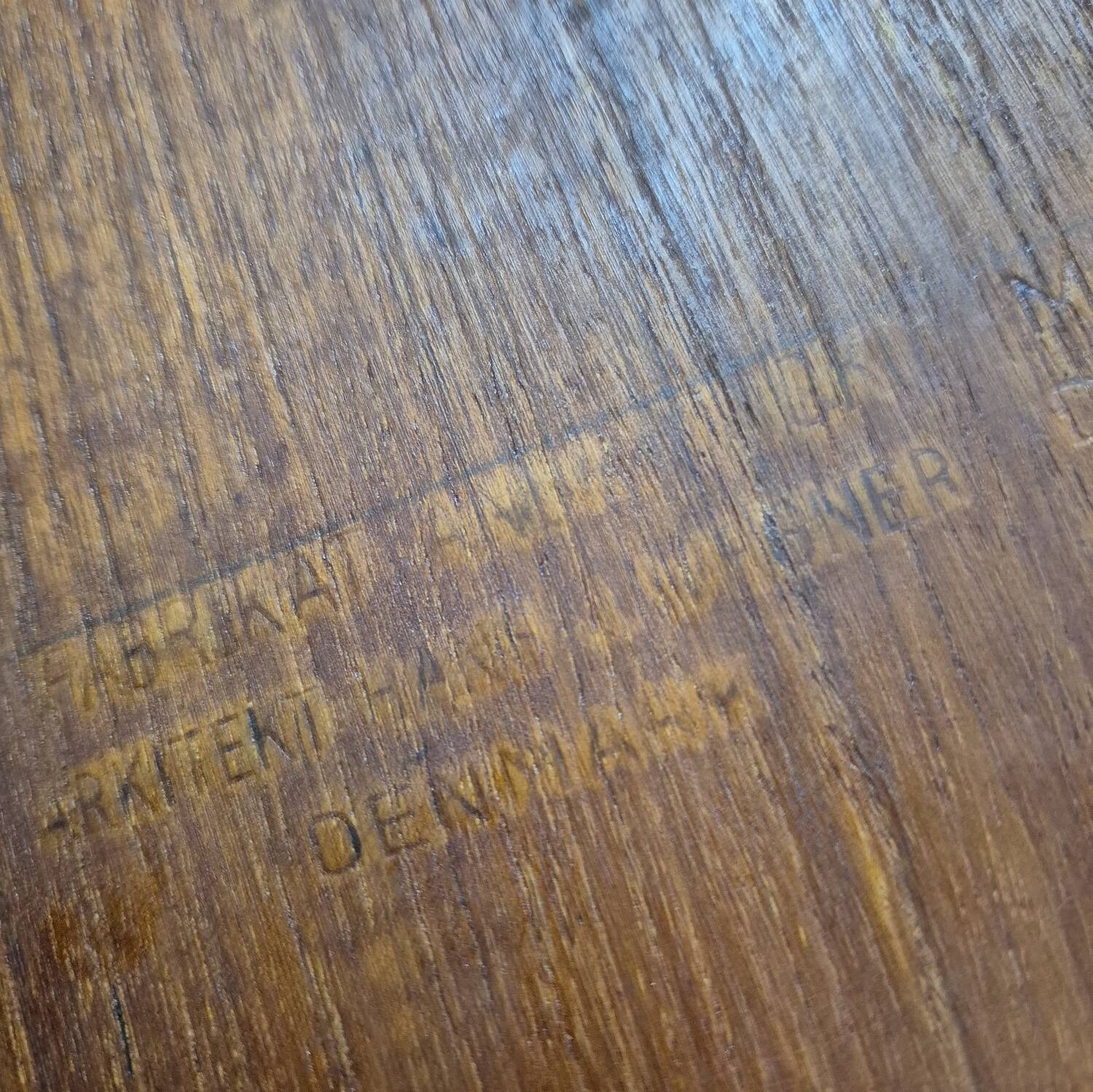 Hans Wegner, AT-303 Sawbuck vintage 1950s Danish dining table