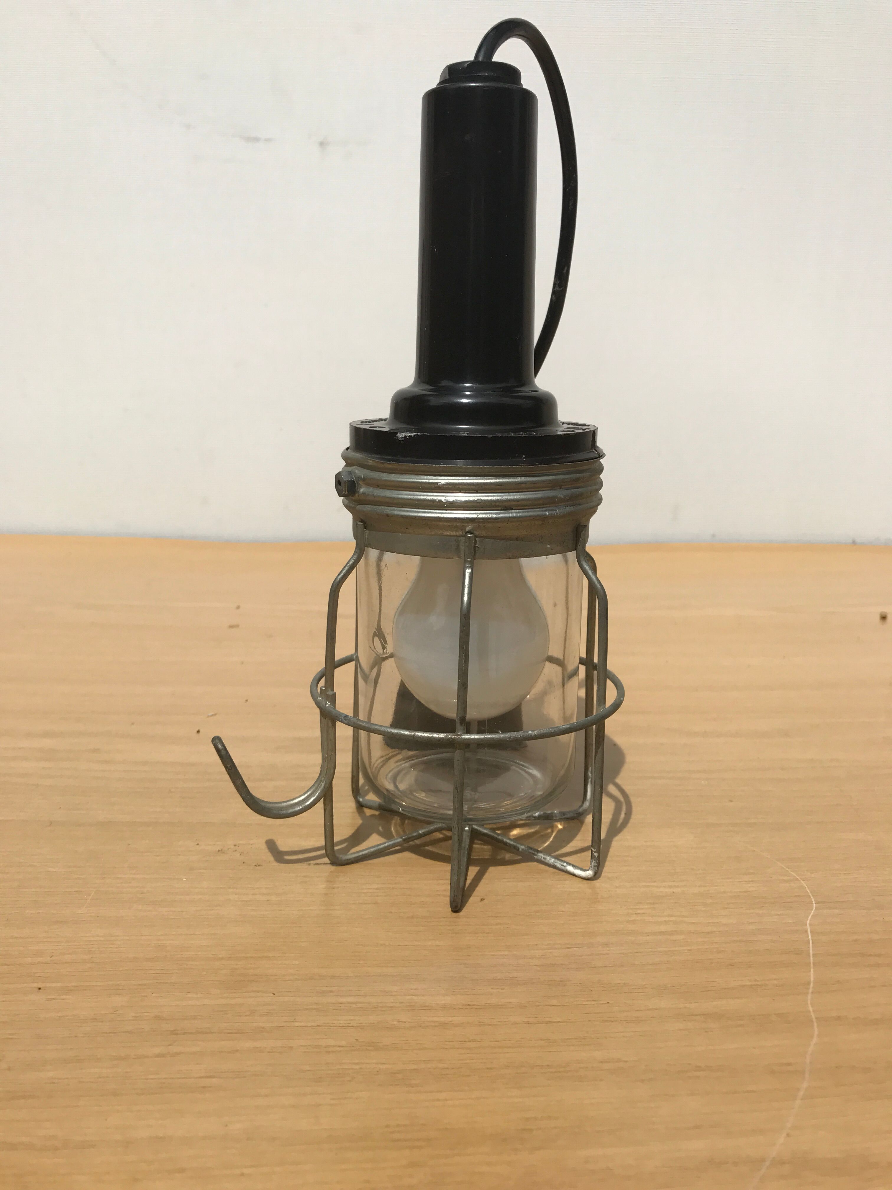 Suspension ancienne baladeuse de chantier vintage