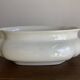 Neo-classical planter in ivory earthenware with XXL gadroons, 1950s