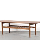 Table basse vintage danoise en teck