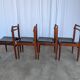 Chaises de salle à manger vintage stol kamnik : années 1970, style scandinave moderne, ensemble de 4