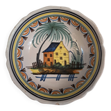 Nevers earthenware salad bowl