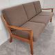 Set of 3 seats and 2 Senator armchairs by Ole Wanscher for Poul Jep