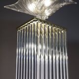 Art Deco style floor lamp made in the 70s in Murano glass