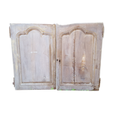 Paire de portes anciennes XVIIIéme/XIXème siècle