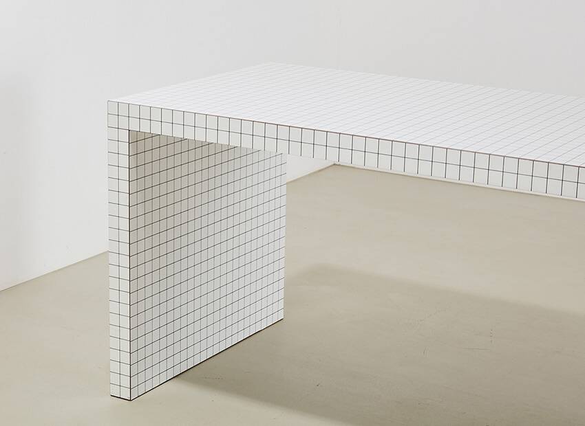 Rare 1st Edition Quaderna Dining Table by Superstudio Italy 1969