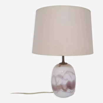 Lampe de table en verre « Sakura » de Michael Bang pour Holmegaard, Danemark 1980's