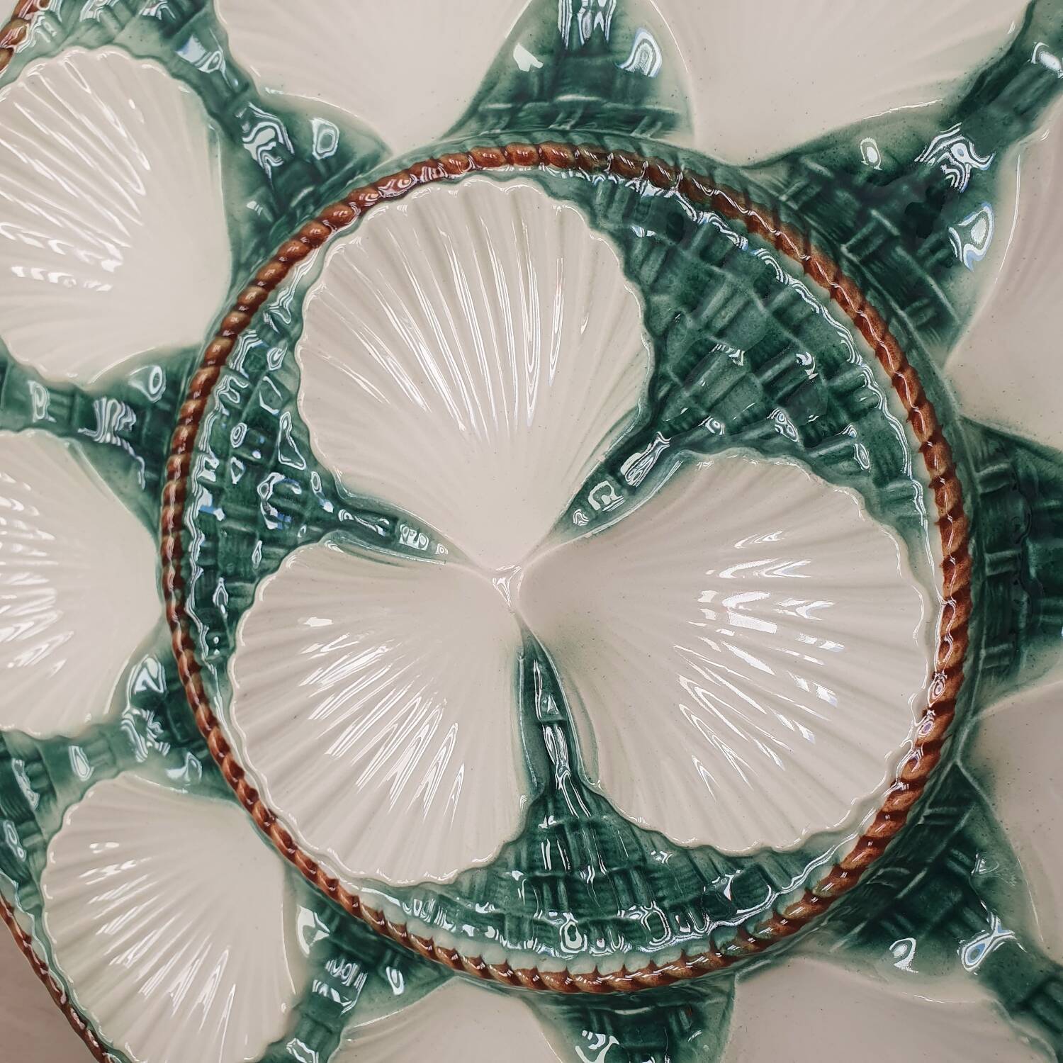 Longchamps oyster and shellfish plates