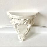 Wall console ceramic shelf
