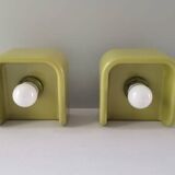 Pair of guzzini wall lights by makio hasuike