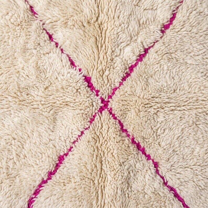 Custom traditional handwoven pure wool rug 2/3 m