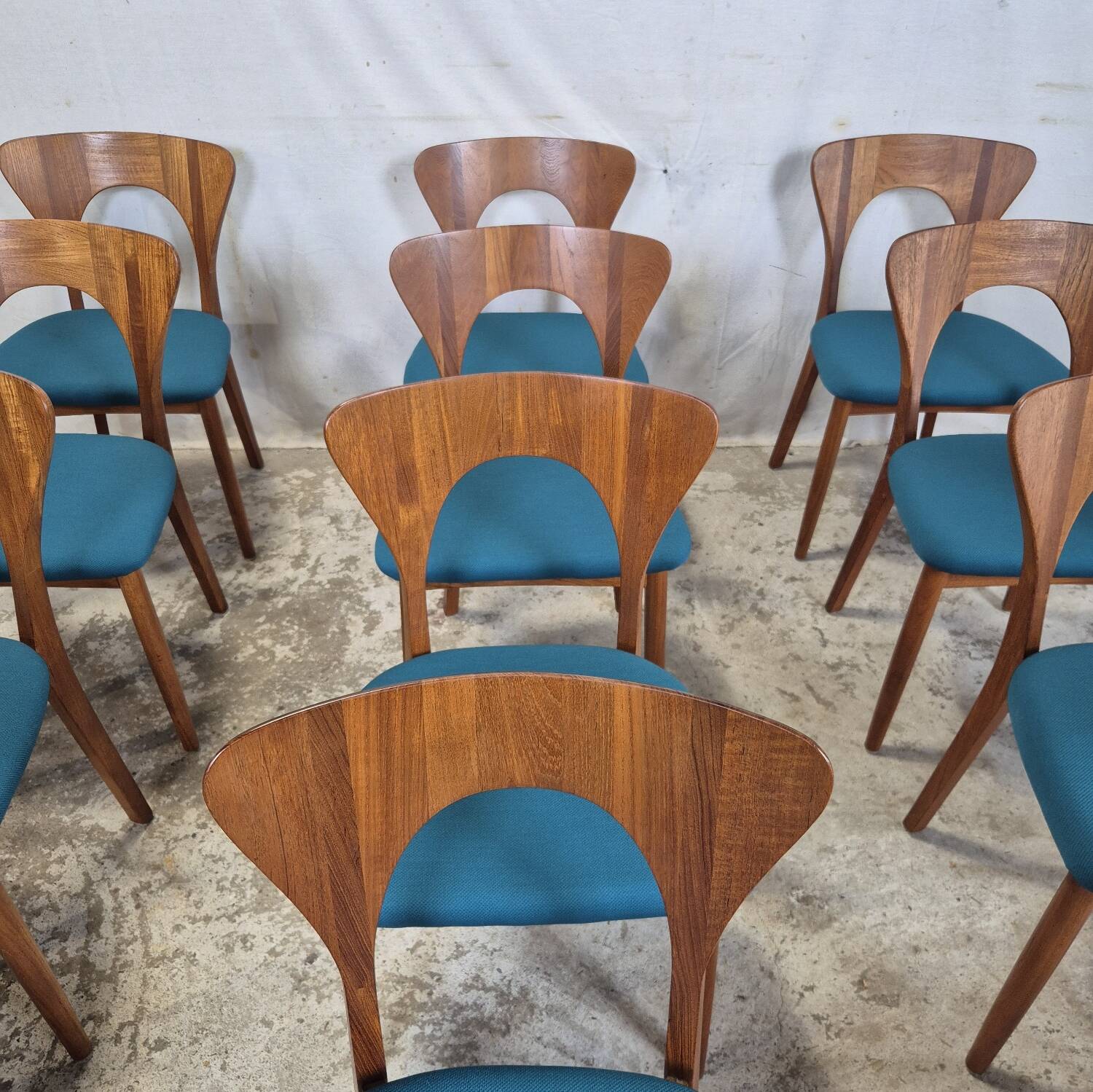 Niels Koefoed 'Peter' Danish chairs vintage
