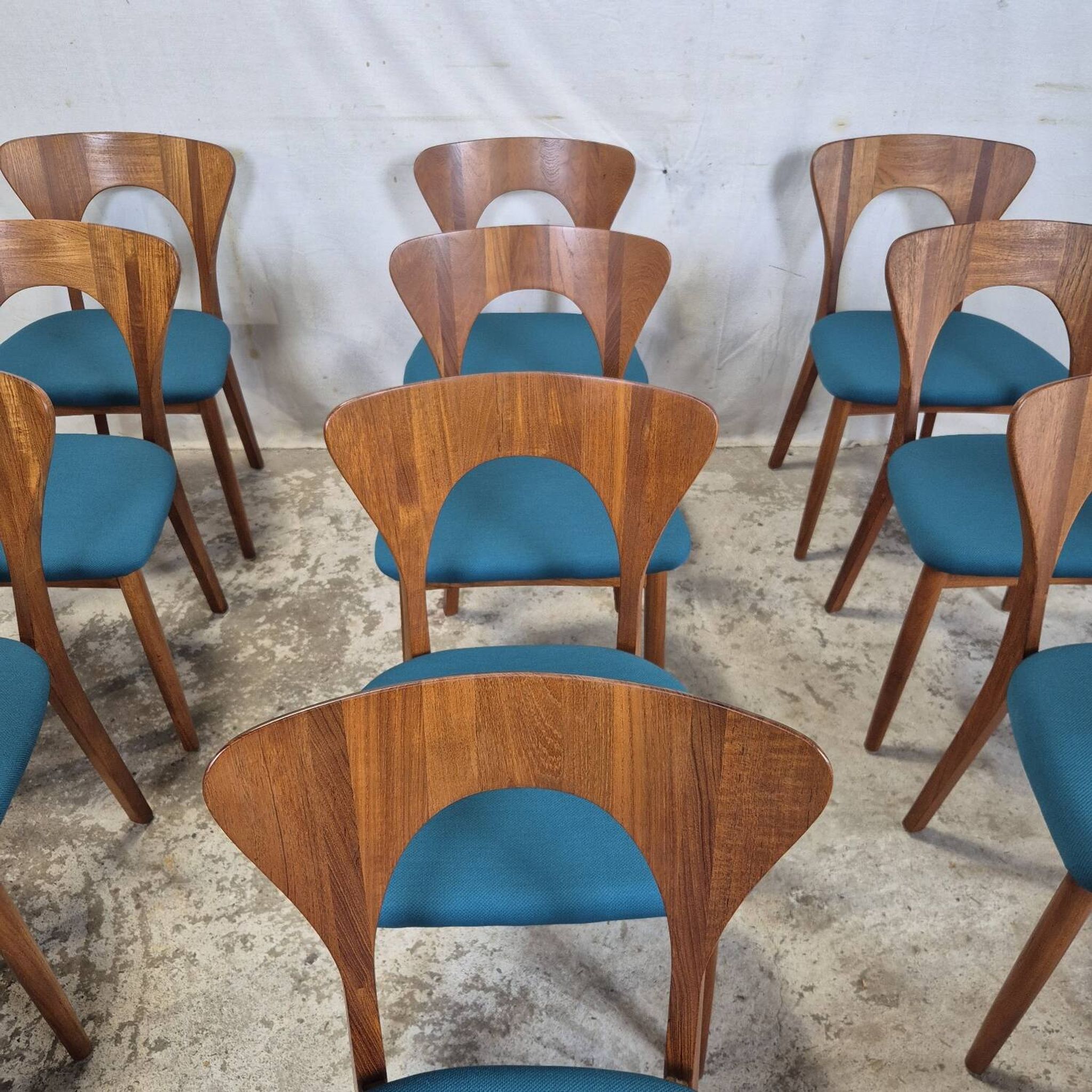 Niels Koefoed 'Peter' Danish chairs vintage