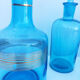 Lot 4 vases bleus