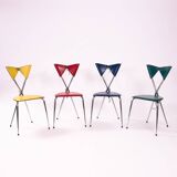 Arrben leather butterfly chairs, 1980s