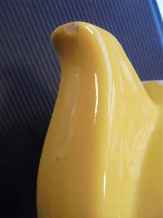 Vintage yellow teapot
