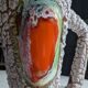 Brutalist vase ''Fat Lava'' Mid century