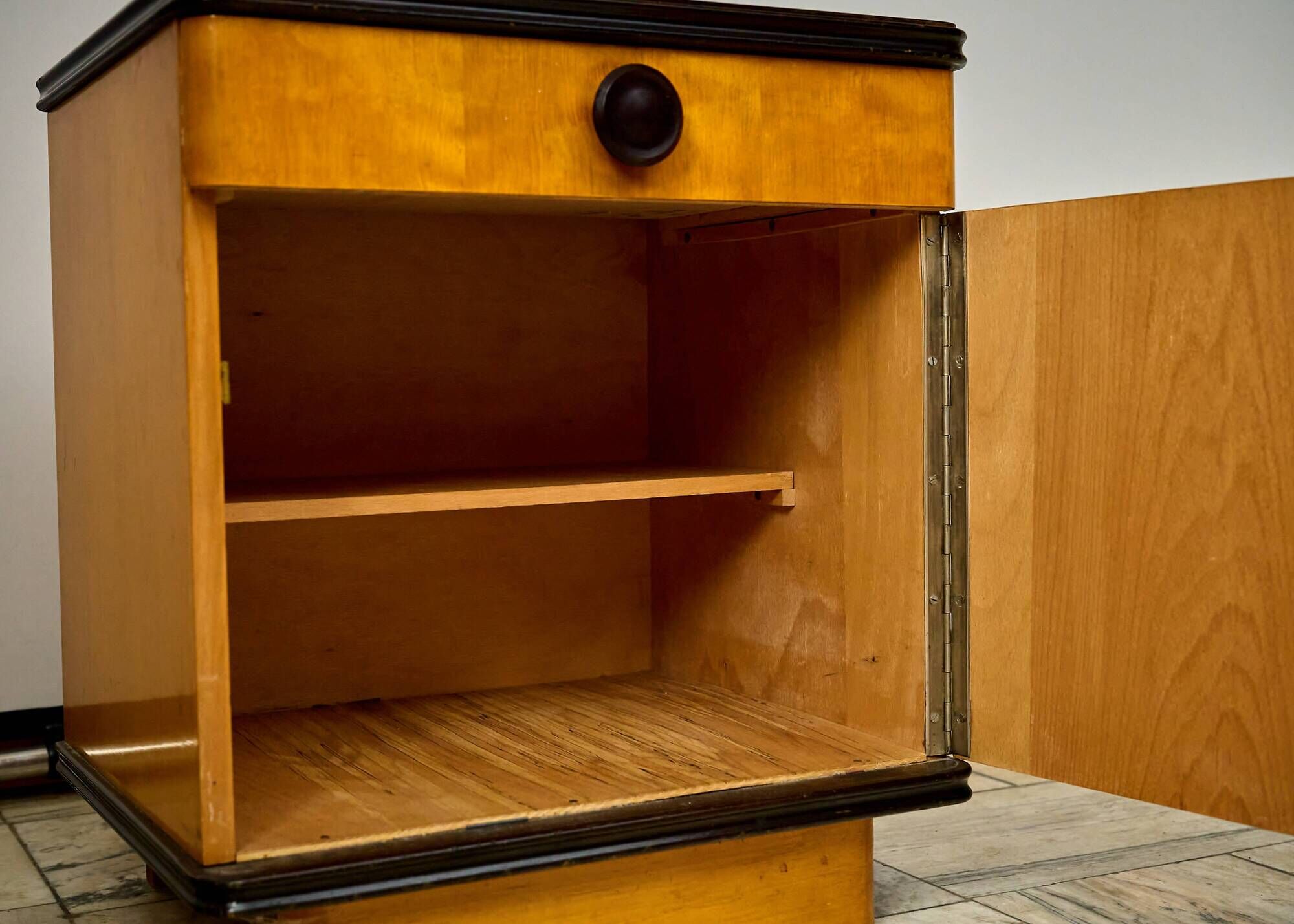 Mid-Century Nightstand by Jindrich Halabala for UP-Zavody