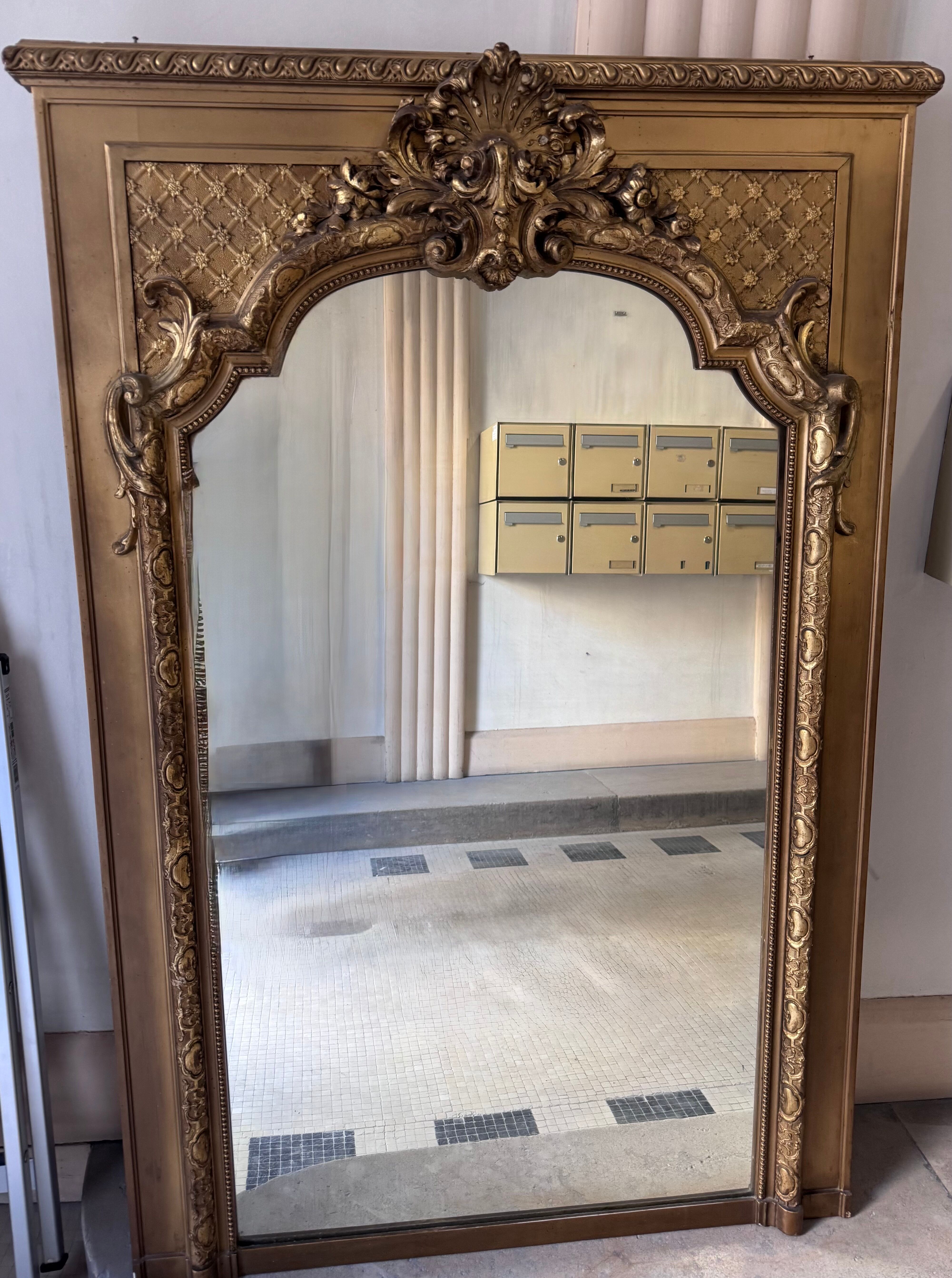 Louis XV style mirror