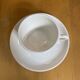 Series 8 cups & saucers sovirel white ceramic flower power fr