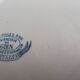 2 antique Gien earthenware plates, "Landscapes" decoration