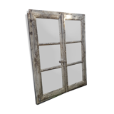 18th double-checked oak window with its frame