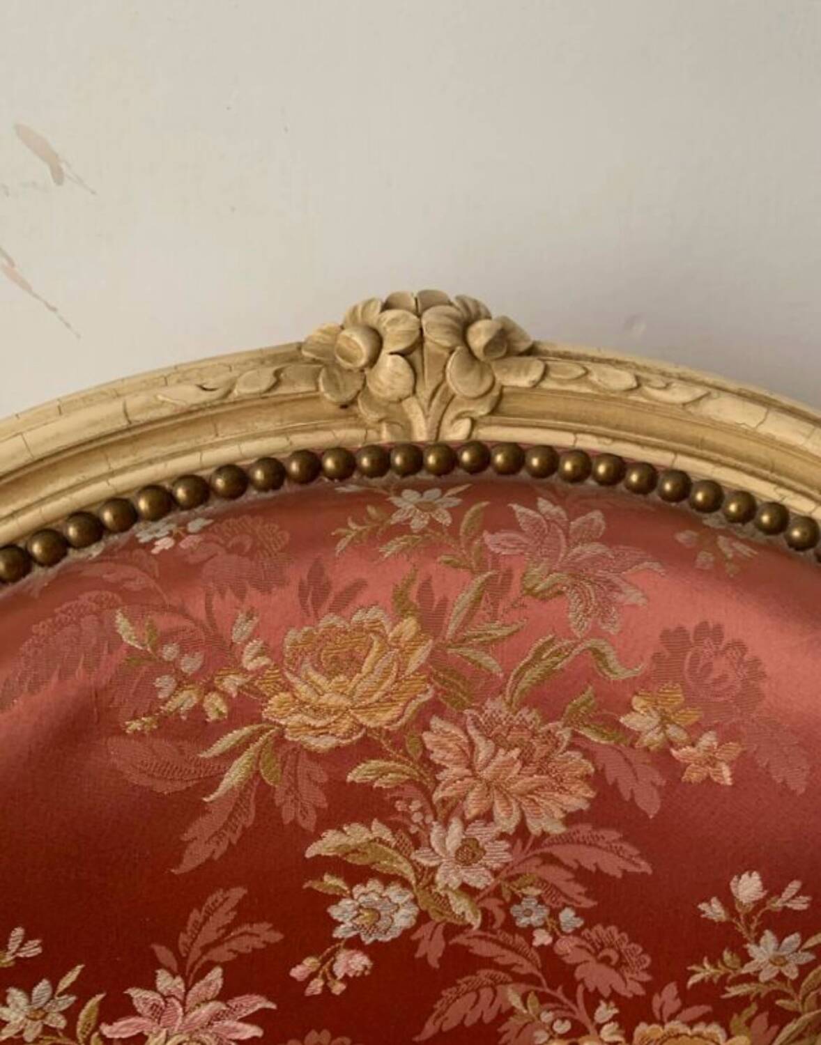 Bergère armchair and chair