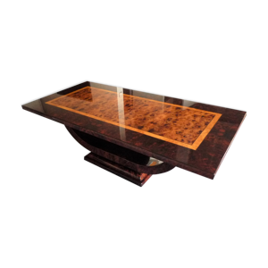 Table basse rectangulaire Art Déco