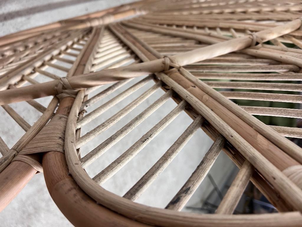 Handmade wicker headboard