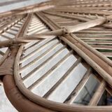 Handmade wicker headboard