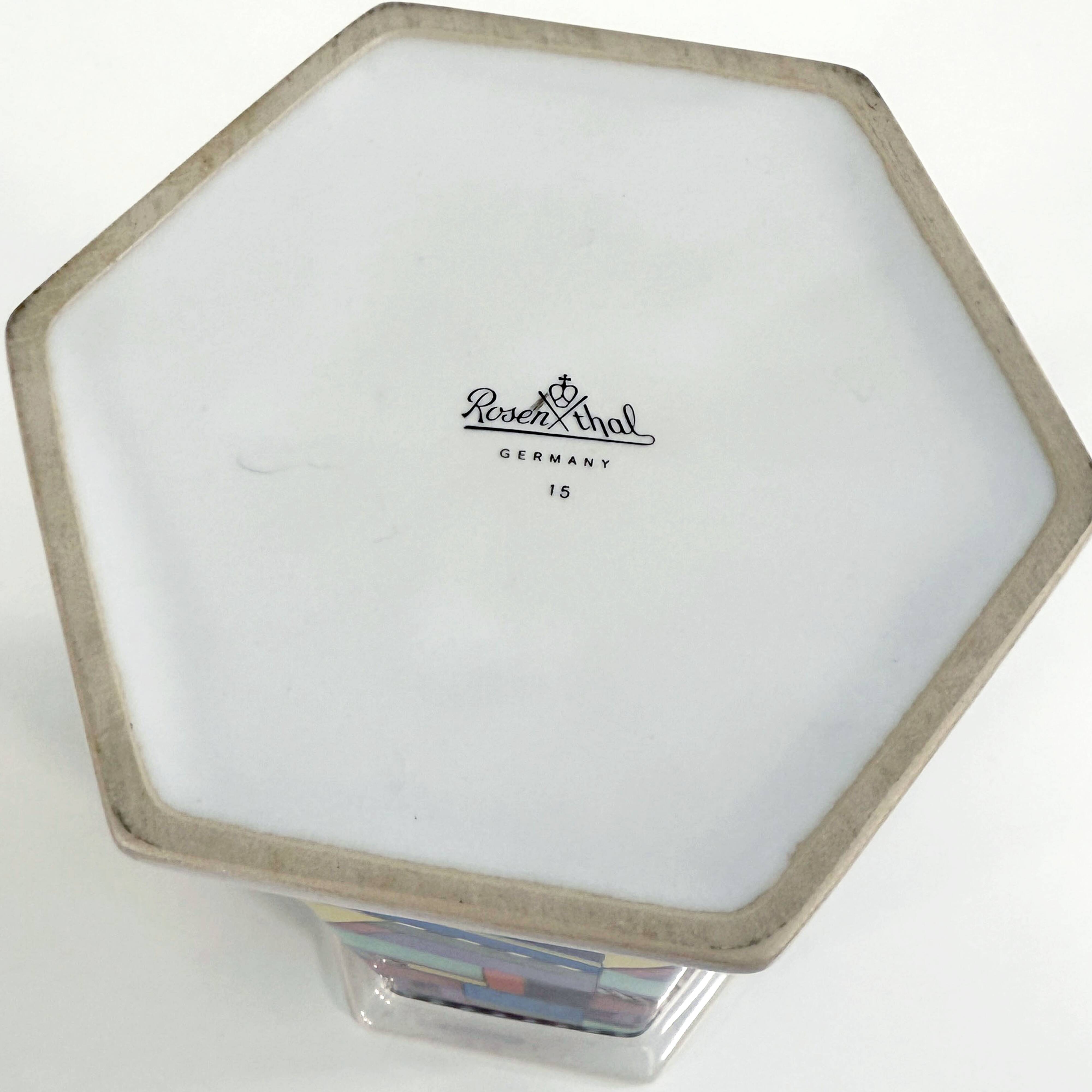 Scenario Metropol Vase by Barbara Brenner for Rosenthal, 1990